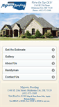 Mobile Screenshot of majesticroofingoklahoma.com