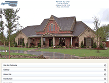 Tablet Screenshot of majesticroofingoklahoma.com